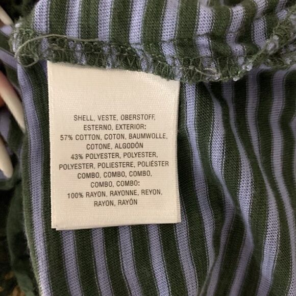 Anthropologie Little Yellow Button Mix Pattern Top - Picture 8 of 9